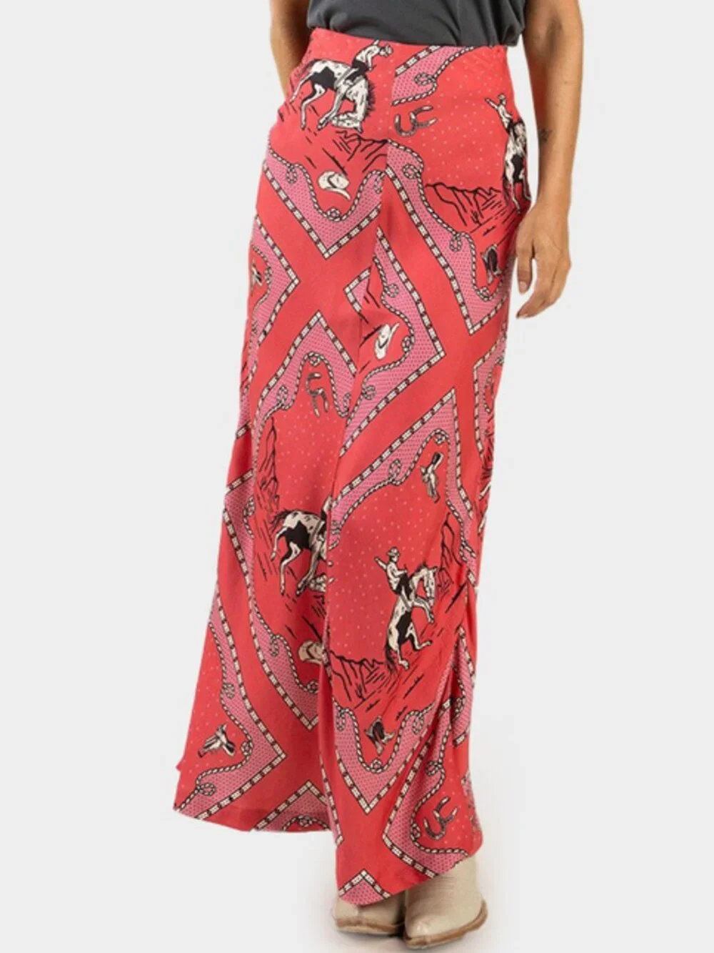 NWT Sendero Provisions Co sz 10 Pearla slip western skirt - Picture 1 of 6
